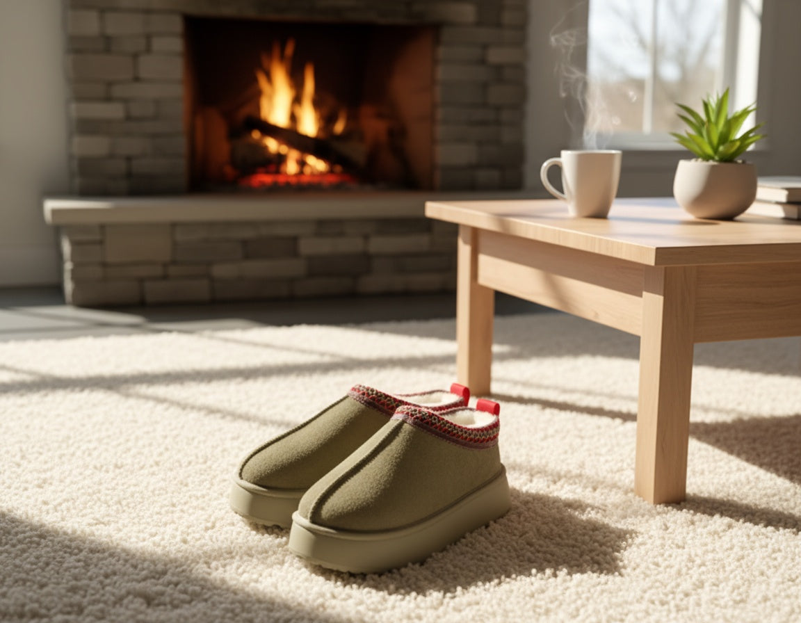 Plush Elegance Winter Slippers