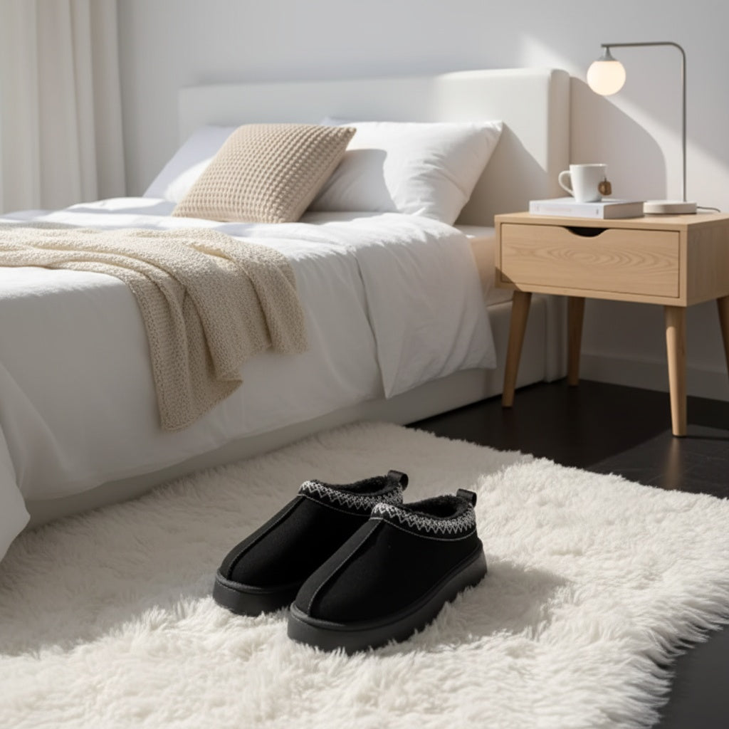 Plush Elegance Winter Slippers